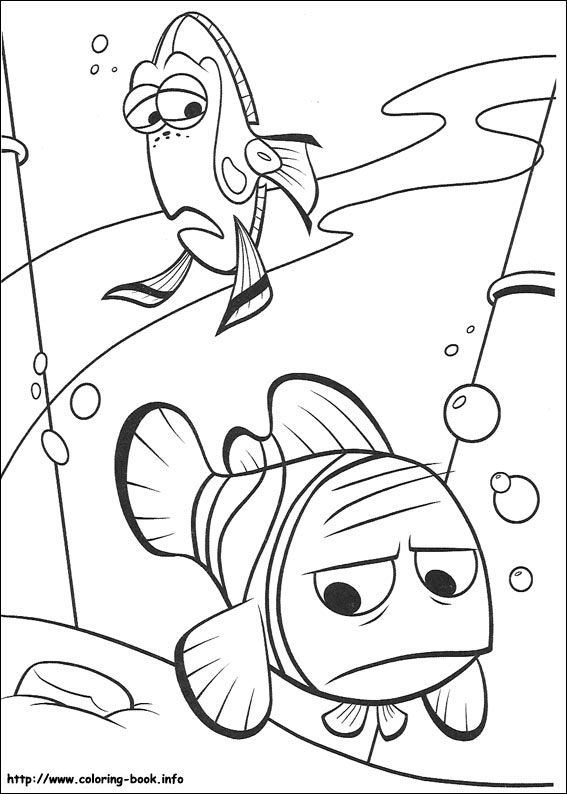 Finding Nemo coloring picture